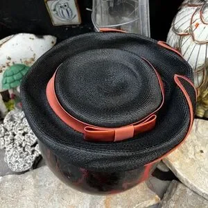 Vintage 1940’s New York Union Made Gibbe Pillbox Hat 1940s Union Made Hat - Etsy main image 3